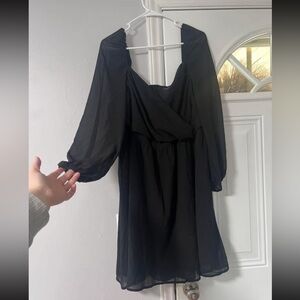 Elegant Black Women's Dress